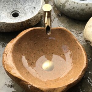 Lavabo đá cuội 08