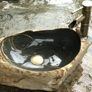 Lavabo đá vàng HTB 02