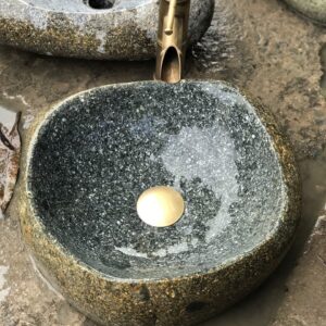 Lavabo đá cuội 05