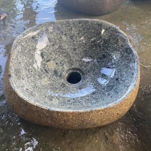 Lavabo đá cuội không vòi